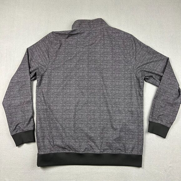 Travis Mathew Jacket Mens XL Grey Patterned 1/4 Zip Performance Golf Pullover - Picture 6 of 9